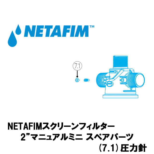 NETAFIM(ネタフィム) 2”マニュアルミニ 圧力針画像