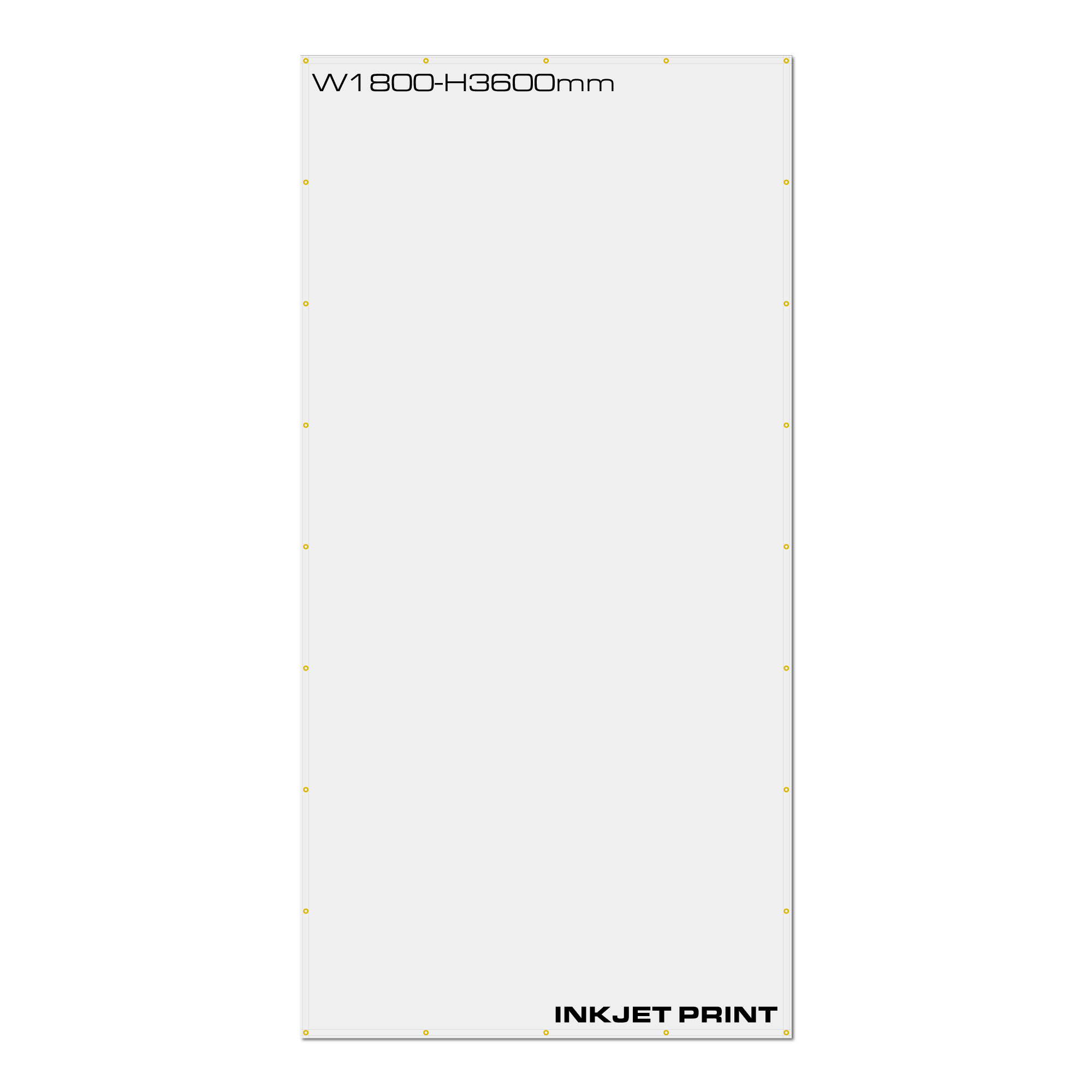 【おためシート】現場シート 建築シート イメージシート 防炎シート2類　出力縫製　W1800×H3600mm 450Pの画像