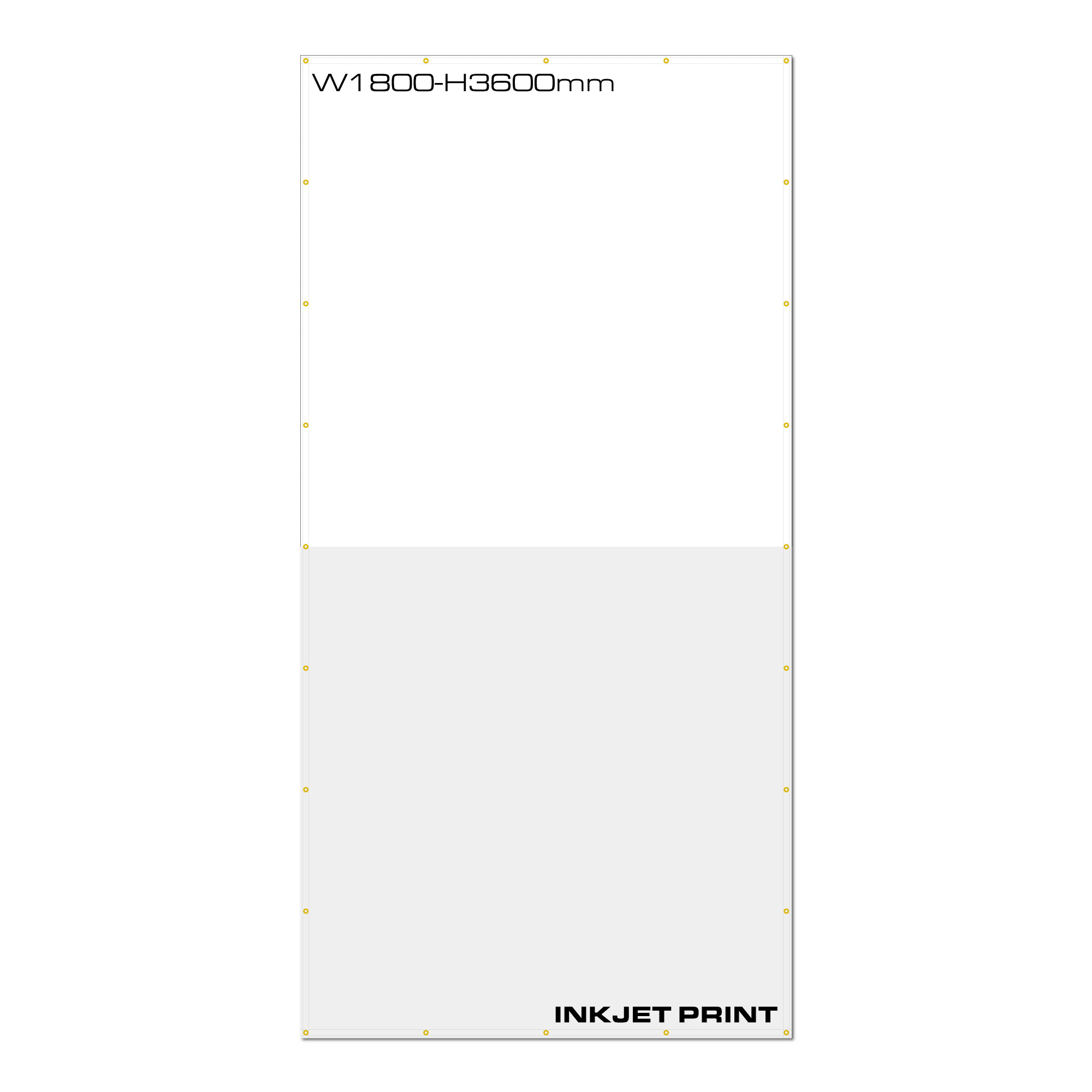 【おためシート】現場シート 建築シート イメージシート 防炎シート2類　出力縫製　W1800×H3600mm 450Pの画像