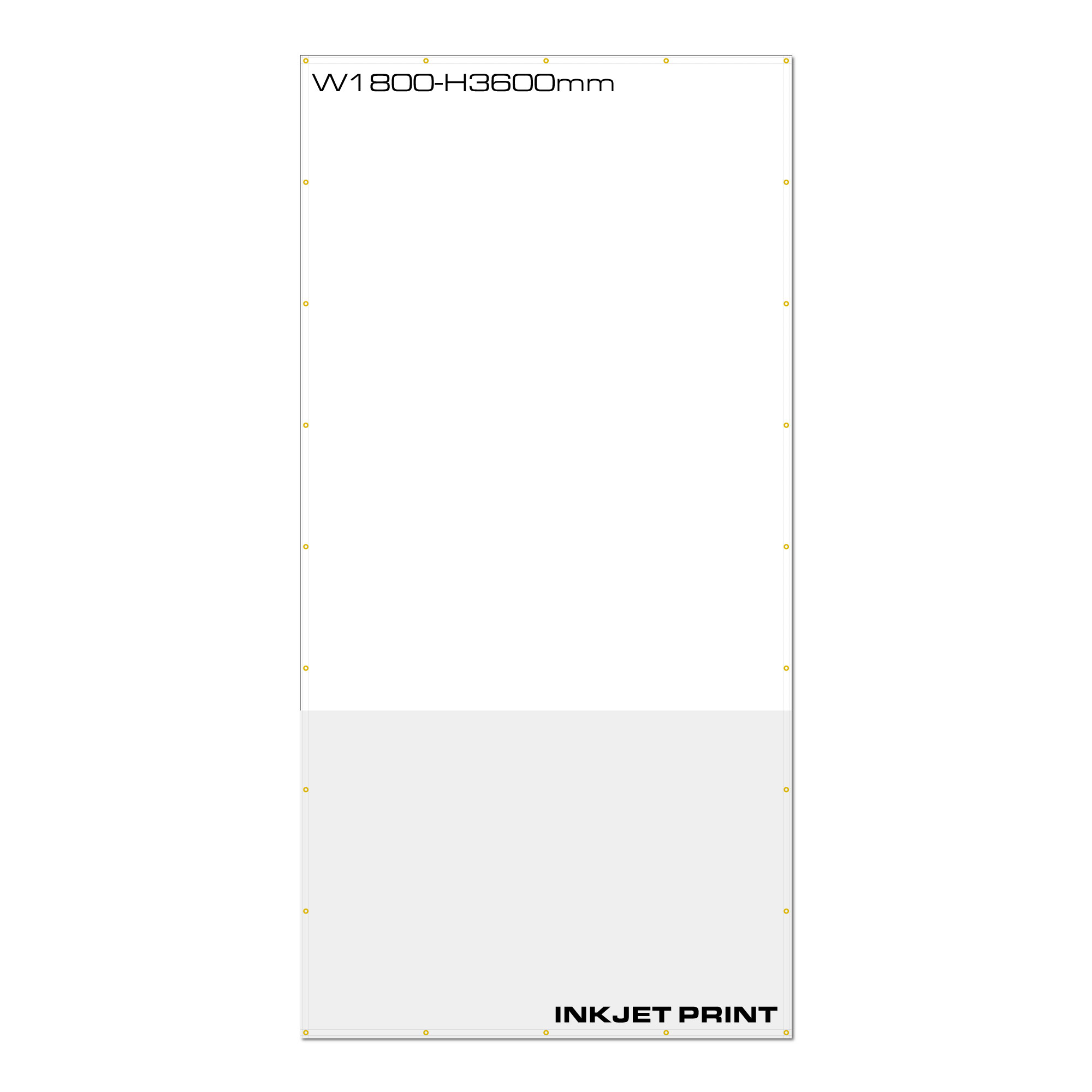 【おためシート】現場シート 建築シート イメージシート 防炎シート2類　出力縫製　W1800×H3600mm 450Pの画像