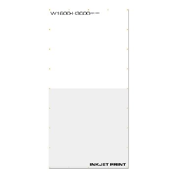 【おためシート】現場シート 建築シート イメージシート 防炎シート2類　出力縫製　W1800×H3600mm 450Pの画像