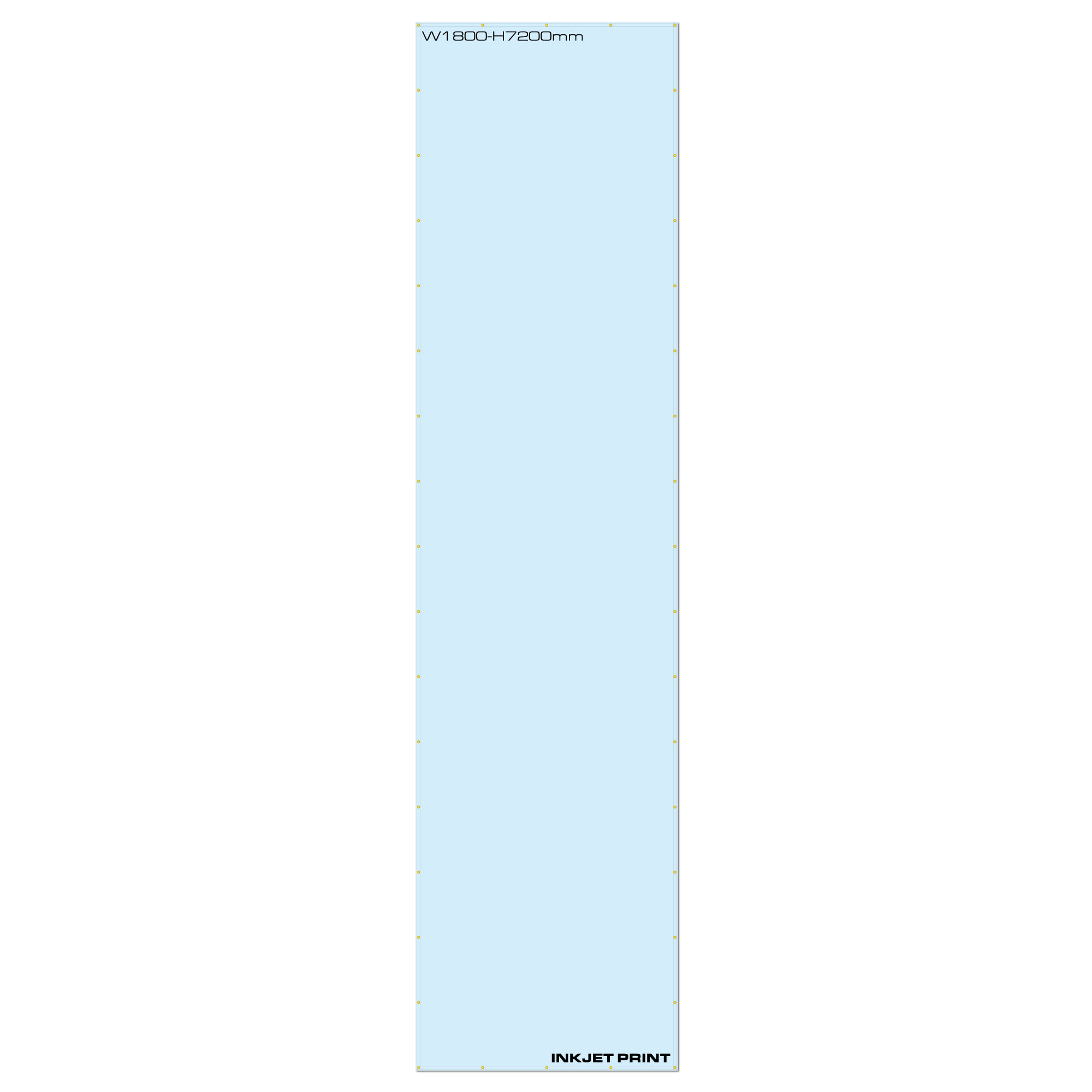現場シート 建築シート イメージシート 防炎メッシュシート1類　出力縫製　W1800×H7200mm 450Pの画像
