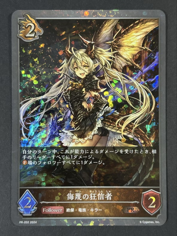 侮蔑の狂信者 PR PR-202 2024 <シャドウバースエボルヴ>の画像