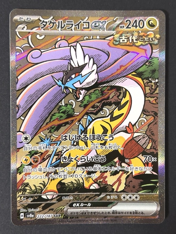 タケルライコex SAR SV8a <ポケモンカード>｜ホビーヘル