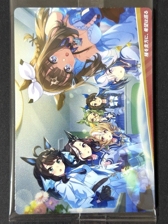 【未開封】種を貴方に、希望は巡る ビジュアルアートカード W9-17 <ウエハースカード><ウマ娘>の画像