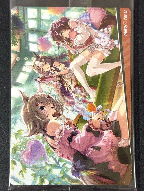 【未開封】Mlety♡for U ビジュアルアートカード W9-16 <ウエハースカード><ウマ娘>の画像