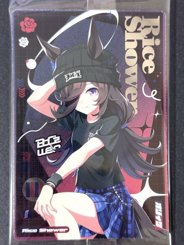 【未開封】オリィザ ライスシャワー W9-18 <ウエハースカード><ウマ娘>の画像