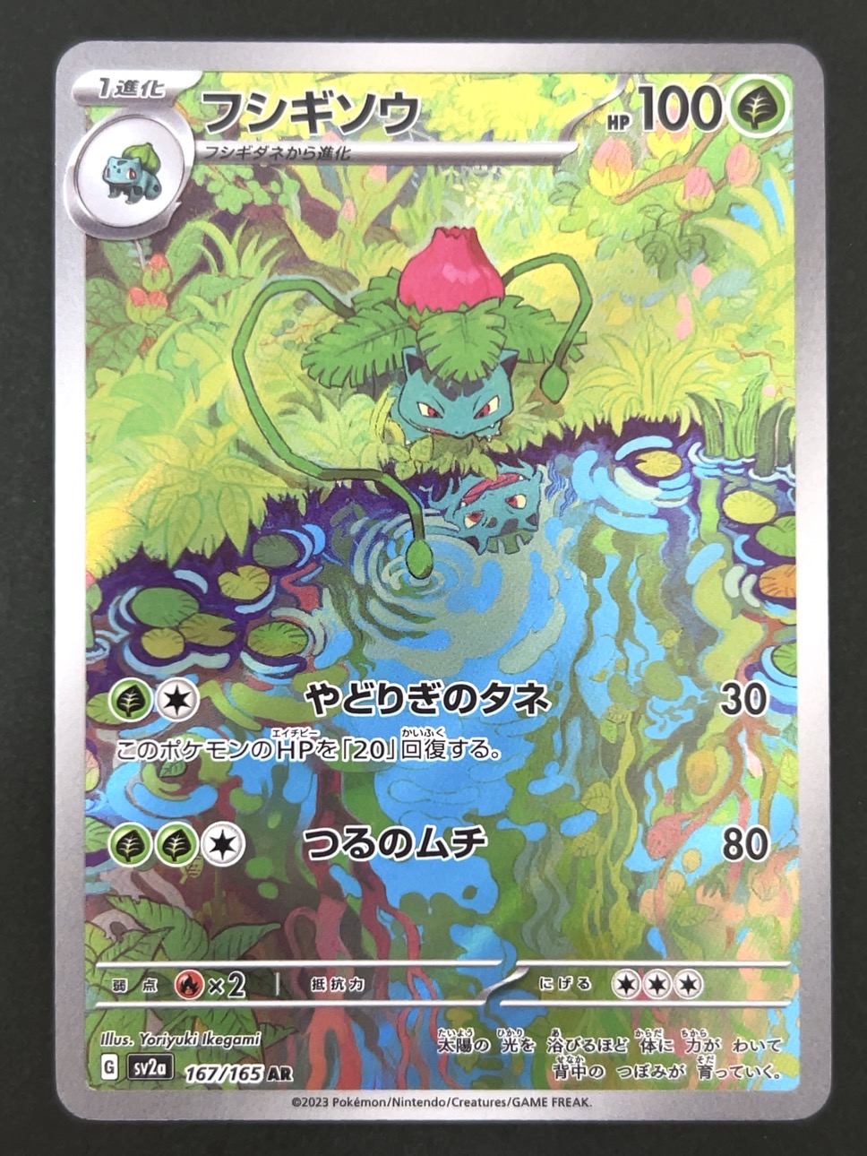 フシギソウ AR SV2a <ポケモンカードゲーム>の画像
