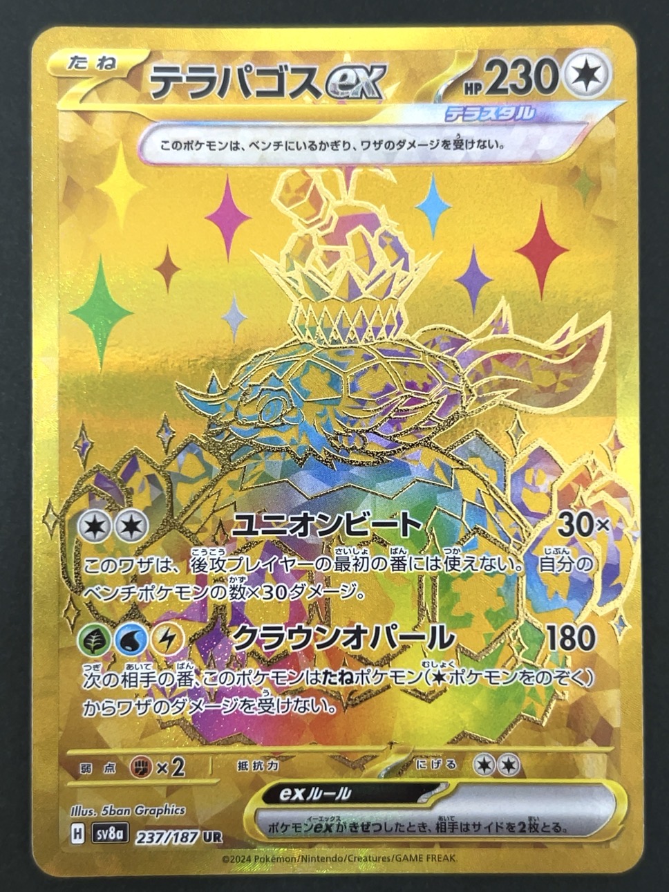 テラパゴス UR SV8a <ポケモンカードゲーム>の画像