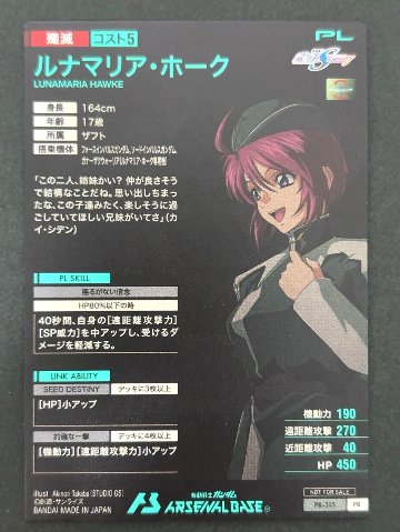 ルナマリア・ホーク PR-315 <アーセナルベース>の画像