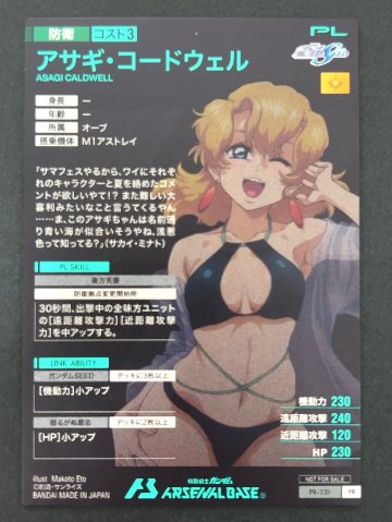 アサギ・コードウェル PR-231 <アーセナルベース>の画像