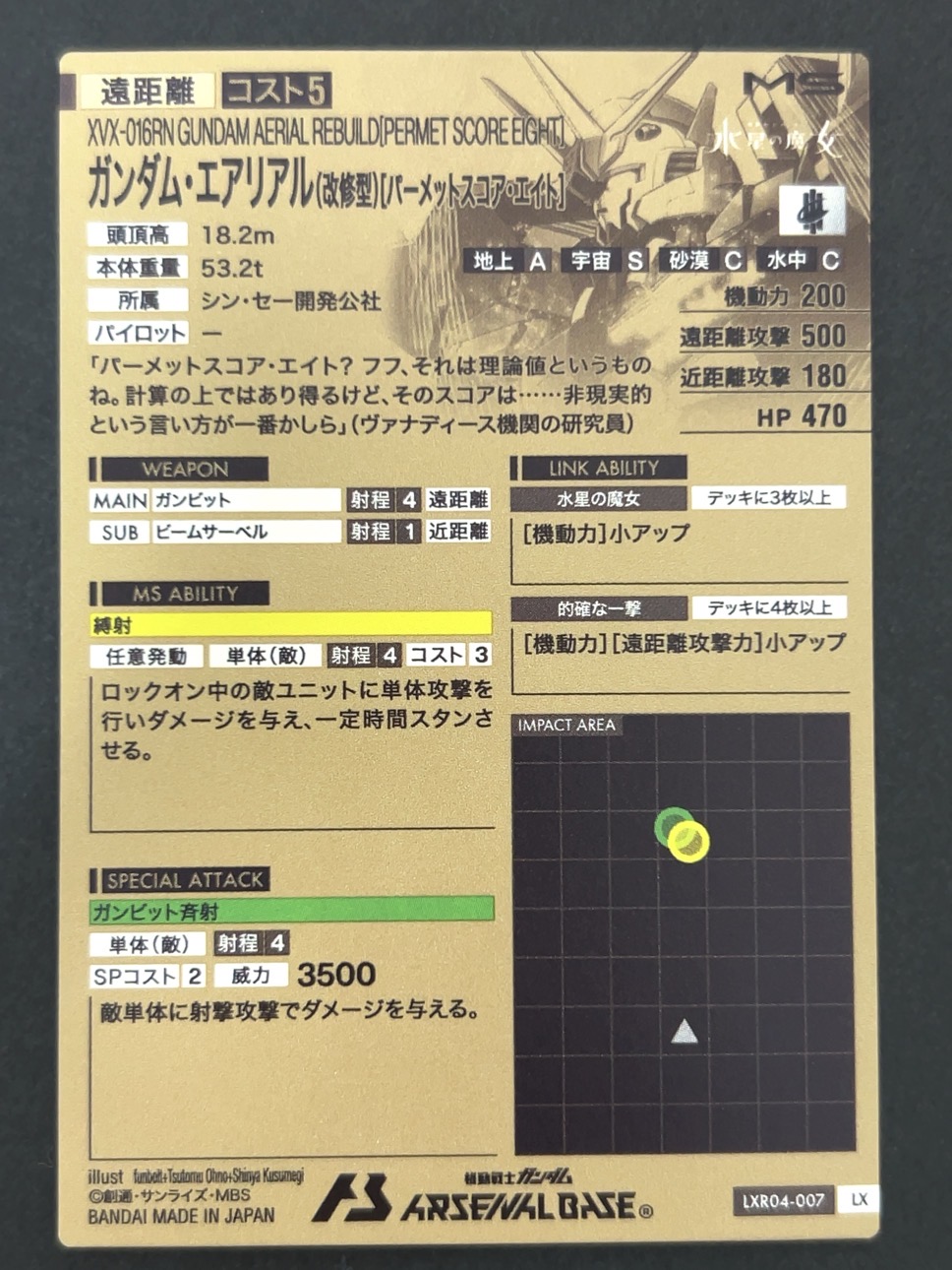 ガンダム・エアリアル（改修型） LX LXR04-007 <アーセナルベース>の画像
