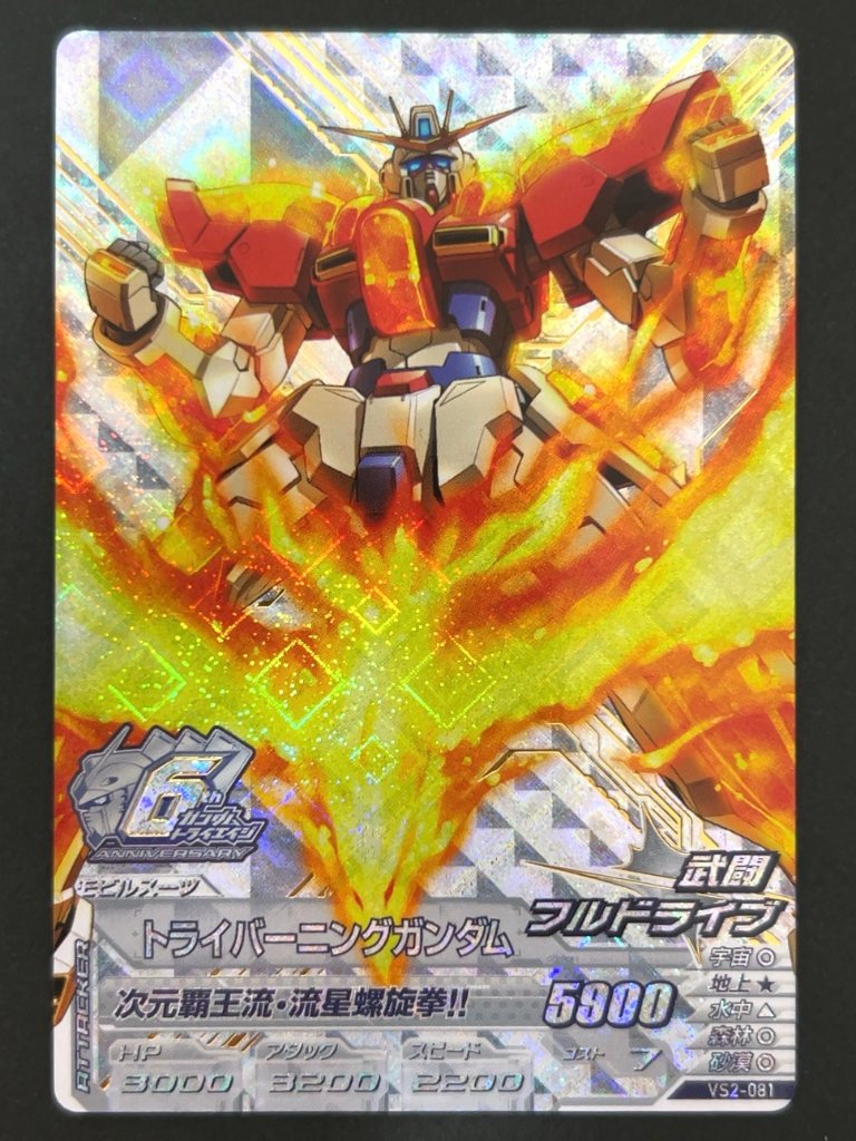 トライバーニングガンダム ANNIV VS2-081 <ガンダムトライエイジ>の画像