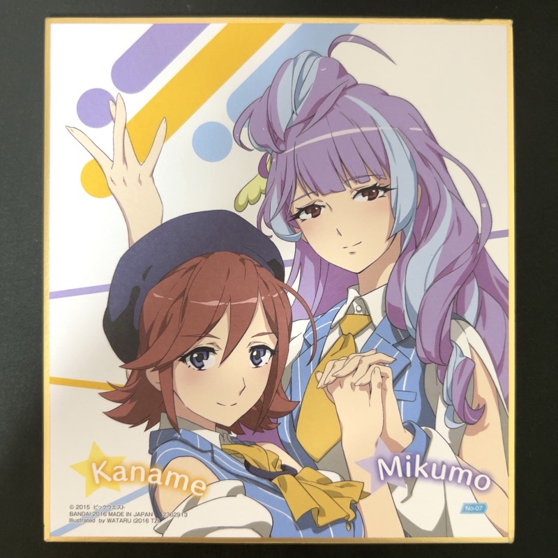 マクロスΔ カナメバッカニア＆三雲ギンヌメール 色紙ART <色紙ART>の画像