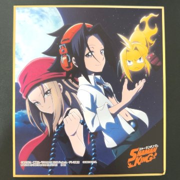 麻倉葉&恐山アンナ シャーマンキング 一番くじ（E賞） ミニ色紙 <色紙ART>の画像