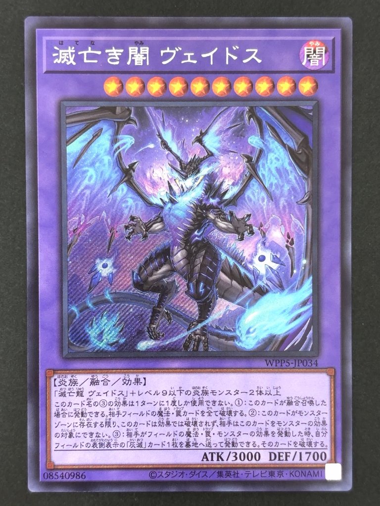 滅亡き闇 ヴェイドス SE シークレット WPP5-JP034 <遊戯王OCG>の画像