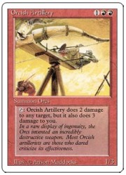 赤(3ED)Orcish Artillery画像