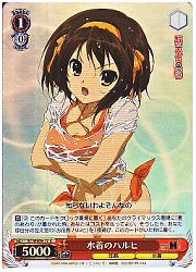 SYE1赤　水着のハルヒ(ホイル)(WE09-17)の画像