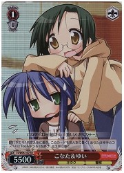 LST赤　こなた&amp;ゆい(ホイル)(W05-102TD)の画像