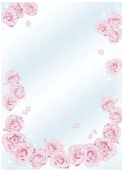 キャラクタースリーブプロテクター　世界の文様　「薔薇」の画像