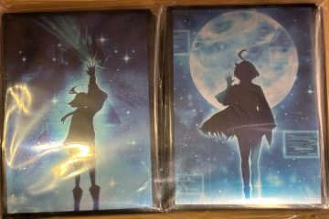 ぴらるーく　水星の魔女　スレッタ&amp;ミオリネ　影絵スリーブセット　(イラスト:ハラダミユキ)の画像
