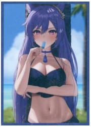 白詰草　原神　刻晴(水着)　スリーブ　(イラスト:小花雪)の画像