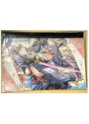 ミッドナイトブルー　和装フブキ　ポーチ　(イラスト:torino)の画像