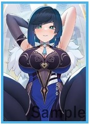 白詰草　原神　夜蘭　スリーブ　(イラスト:Fukuro袋子)の画像