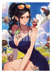 混沌の女神様　ニコ・ロビン　スリーブ　(イラスト:kurage)の画像