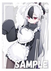 ミッドナイトブルー　カヨコ(メイド服)　スリーブ　(イラスト:ゴミョン)の画像