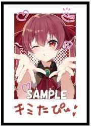 ミッドナイトブルー　マリン　チェキ風スリーブ　(イラスト:穂俵こごめ)の画像