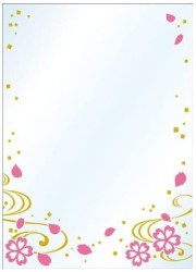 ブロッコリースリーブプロテクター　世界の文様　「桜花絢爛」リバイバルの画像