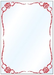 ブロッコリースリーブプロテクター　世界の文様　「レッドローズ」の画像