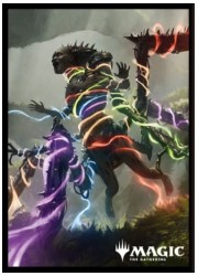MTG プレイヤーズカードスリーブ　『団結のドミナリア』《力線の束縛》80枚の画像