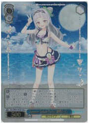 HOLE(2)青 Summer Splash Party! 紫咲シオン(HLP)(WE44-040HL)の画像