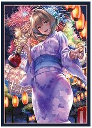 混沌の女神様　高垣楓(花火)　スリーブ　(イラスト:ピロ水)の画像