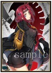 フロンティアゲーム　軍服カレン(リメイク)　スリーブ　(イラスト:嵐月)の画像