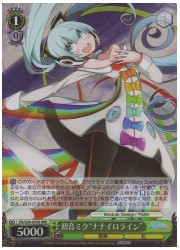 PD(2)緑　初音ミク‘ナナイロライン’(RRR)(S29-034R)の画像
