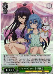 DAL(2)緑 パジャマパーティー 十香&amp;四糸乃(SR)(W99-030S)の画像