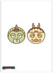 MMKトレカスリーブ　風神雷神フェイスVer.(108枚)イラスト:村上隆の画像