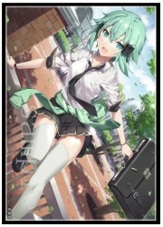 フロンティアゲーム　SAO　シノン(制服)　スリーブ　(イラスト:我美蘭)の画像
