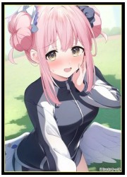 クラスター　ブルアカ　ミカ(体操着)　スリーブ　(イラスト:のっけ)の画像