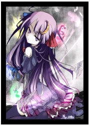 東方　ネクロオリジナルキャラクタースリーブ　パチュリー・ノーレッジ(イラスト:Ny速)の画像