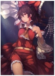 東方　未確認スリーブ　博麗霊夢の画像