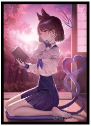 白詰草　ブルアカ　桐生キキョウ　スリーブ　(イラスト:Soychicken)の画像