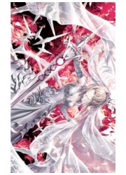 クラスター　ウエディングセイバーオルタ　プレイマット　(イラスト:光崎)の画像