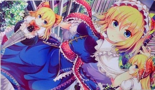 東方　うぉーたーどろっぷ　アリス・マーガトロイド　プレイマット(イラスト:MA-SA)の画像