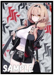 ミッドナイトブルー　ブルアカ　火宮チナツ　スリーブ　(イラスト:1_5)の画像