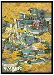 MTG プレイヤーズカードスリーブ　『神河：輝ける世界』土地《平地》Bの画像
