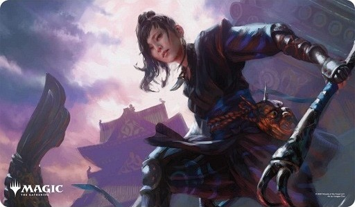 MTG プレイヤーズラバーマット　『統率者レジェンズ』虎の影、百合子の画像